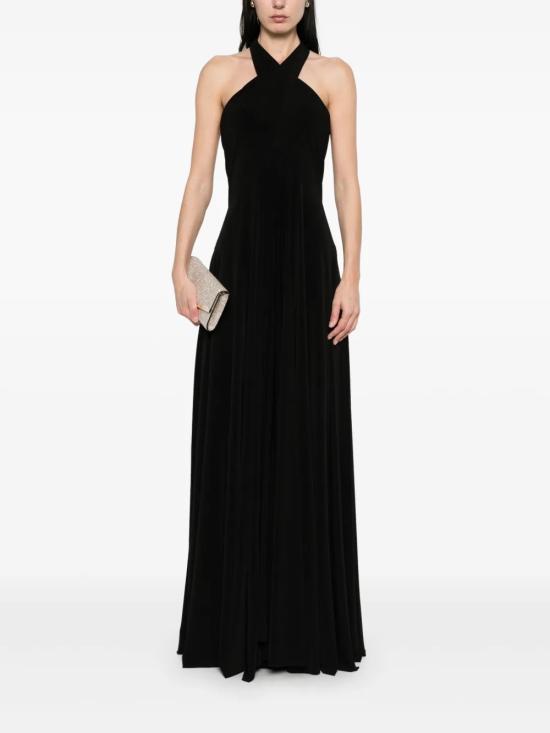 26SS 노마카말리 롱 원피스 KK1253PLO61001BLACK Black - NORMA KAMALI