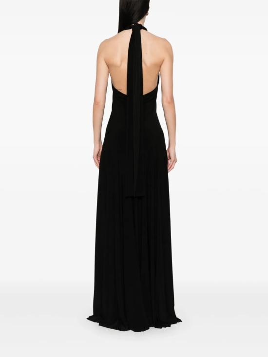 26SS 노마카말리 롱 원피스 KK1253PLO61001BLACK Black - NORMA KAMALI