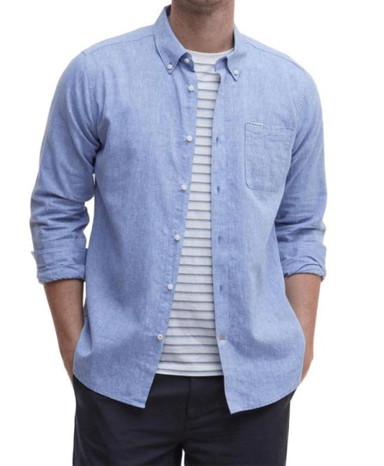 26SS 바버 긴팔 셔츠 MSH5090 MSHBL33 CLASSIC BLU - BARBOUR