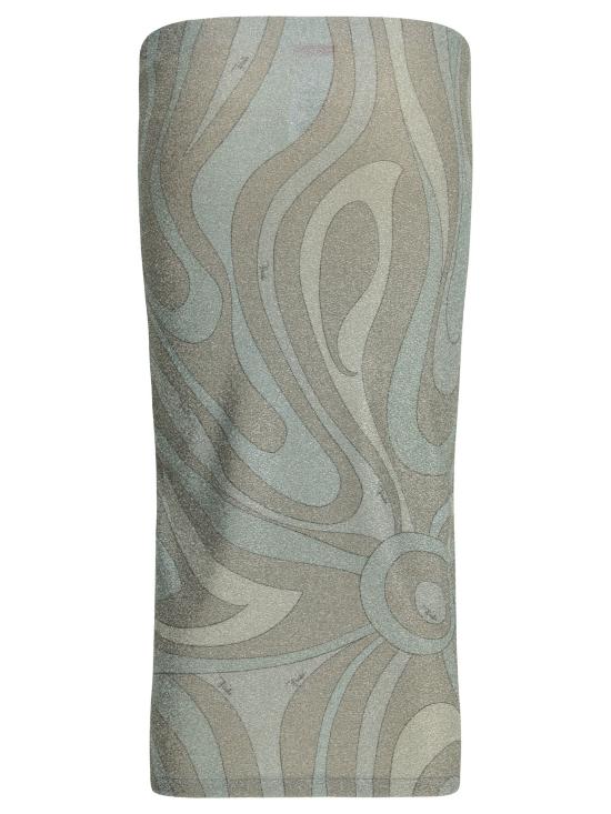 26SS 푸찌 미디 스커트 5UJV125U767987 Silver - PUCCI