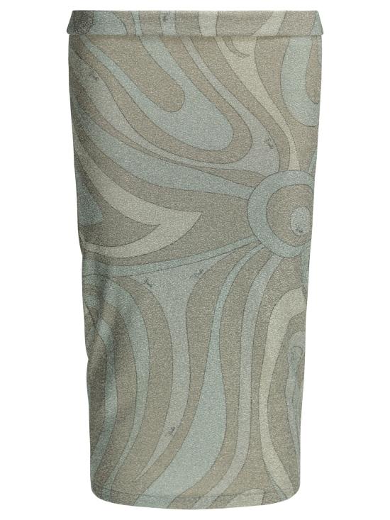 26SS 푸찌 미디 스커트 5UJV125U767987 Silver