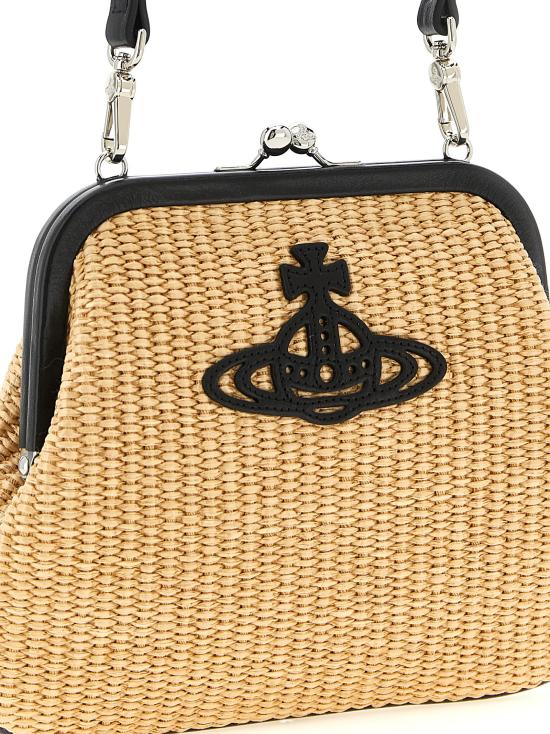 26SS 비비안웨스트우드 클러치/파우치 4B01001GWW01D0B402 Beige - VIVIENNE WESTWOOD