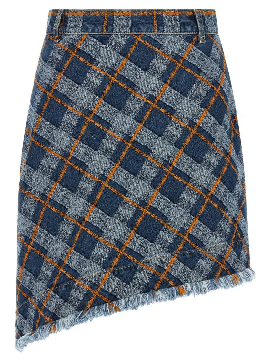 26SS 비비안웨스트우드 미디 스커트 19030016W01DAO201 Blue