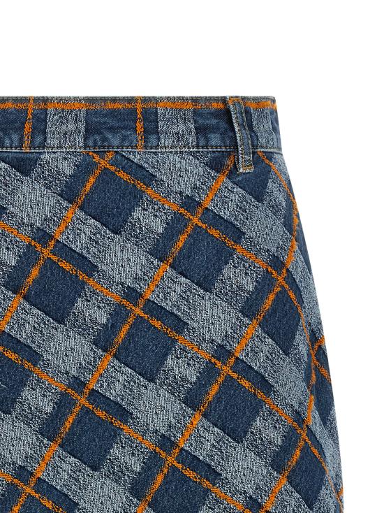 26SS 비비안웨스트우드 미디 스커트 19030016W01DAO201 Blue - VIVIENNE WESTWOOD