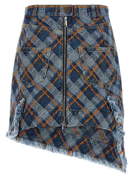 26SS 비비안웨스트우드 미디 스커트 19030016W01DAO201 Blue - VIVIENNE WESTWOOD