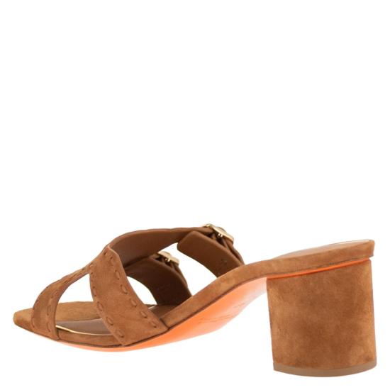 26SS 산토니 뮬/슬리퍼 WHYU72090HA2THTH BROWN - SANTONI