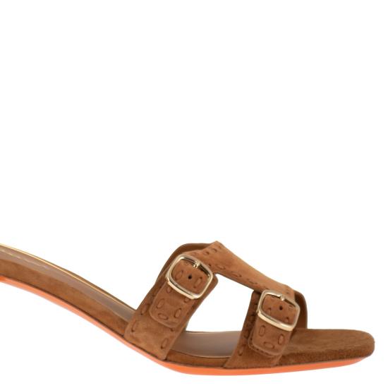 26SS 산토니 뮬/슬리퍼 WHYU72090HA2THTH BROWN - SANTONI