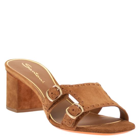 26SS 산토니 뮬/슬리퍼 WHYU72090HA2THTH BROWN - SANTONI