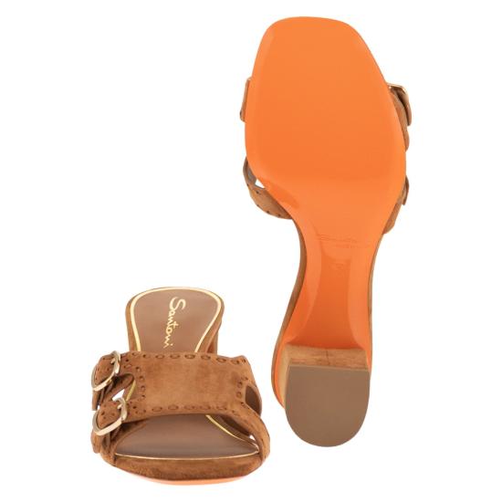 26SS 산토니 뮬/슬리퍼 WHYU72090HA2THTH BROWN - SANTONI