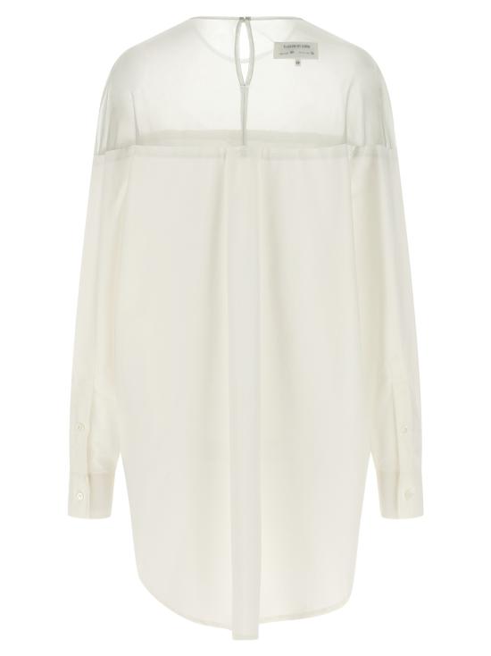 26SS MM6 메종마르지엘라 블라우스 S62NH0053M35256101 White - MM6 MAISON MARGIELA