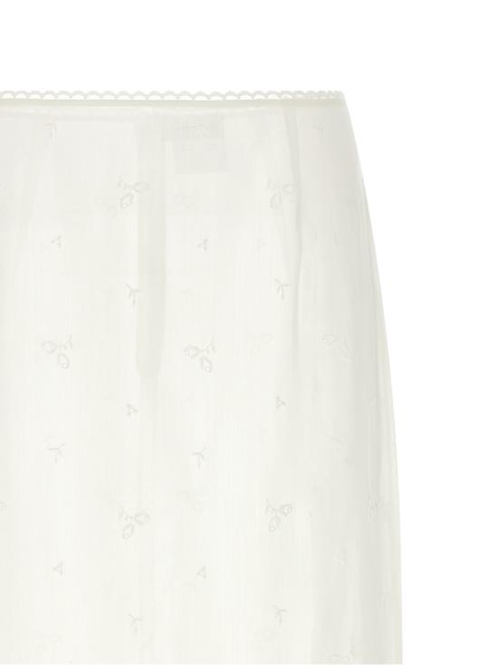 26SS 마그다뷰트림 미디 스커트 270526CREAM White - MAGDA BUTRYM