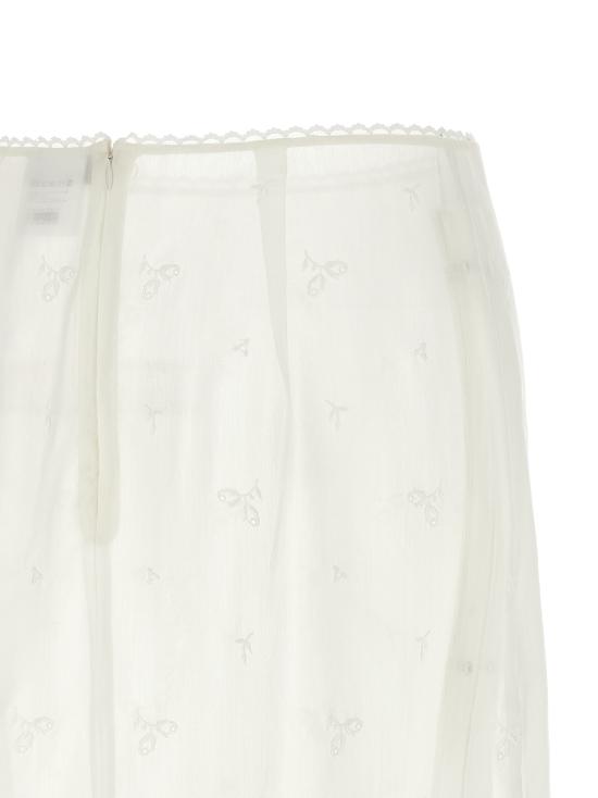 26SS 마그다뷰트림 미디 스커트 270526CREAM White - MAGDA BUTRYM