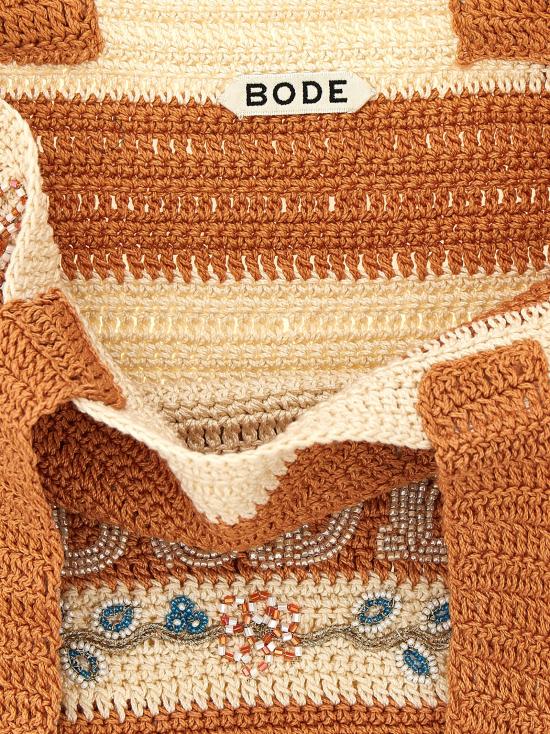 26SS 보디 토트백 MRS26KA004CREAMORANGE Orange - BODE