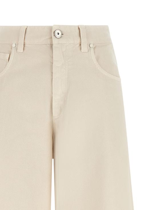 26SS 브루넬로 쿠치넬리 데님 팬츠 M0H81P4075C8739 Beige - BRUNELLO CUCINELLI