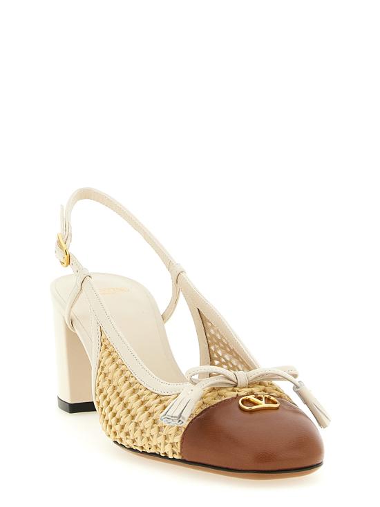 26SS 발렌티노 가라바니 힐/펌프스 W0S0MH9GXRBK3 Beige - VALENTINO GARAVANI