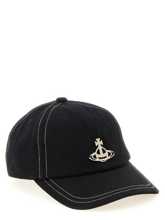 26SS 비비안웨스트우드 모자 81020026W01BRN402 Black - VIVIENNE WESTWOOD