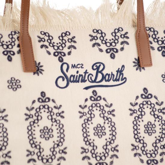 26SS 세인트바쓰 숄더백 CBF0001 CREAM BLUE - MC2 SAINT BARTH