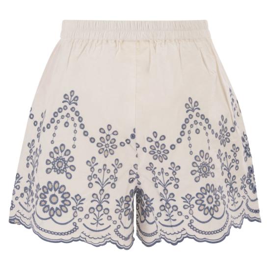 26SS 세인트바쓰 숏팬츠 AMN0001 WHITE BLUE - MC2 SAINT BARTH