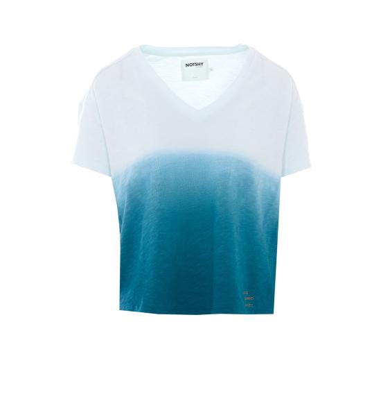 26SS 낫샤이 반팔 티셔츠 NF8B002COP003 LAGUNE Blue