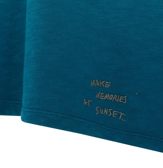 26SS 낫샤이 반팔 티셔츠 NF8B002COP003 LAGUNE Blue - NOT SHY