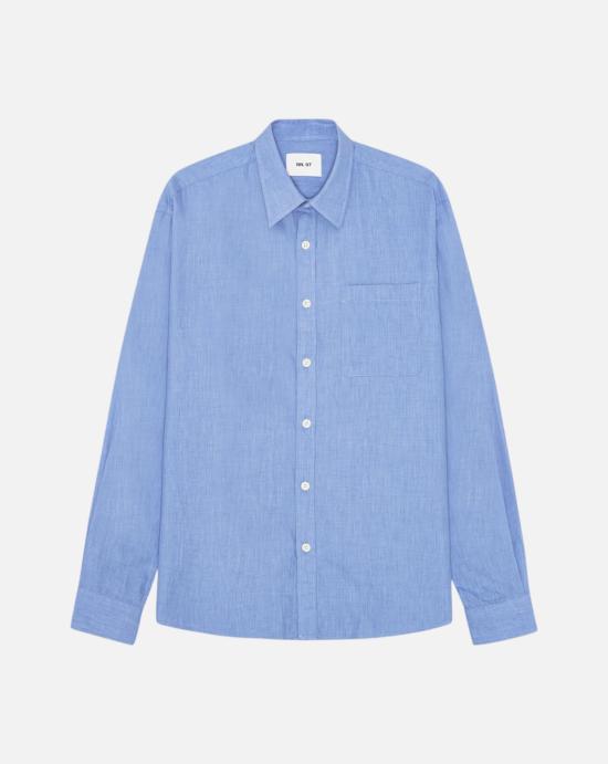 26SS 엔엔07 긴팔 셔츠 2610000126 297 BLUE QUARTZ
