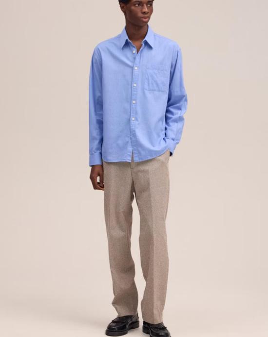 26SS 엔엔07 긴팔 셔츠 2610000126 297 BLUE QUARTZ - NN07