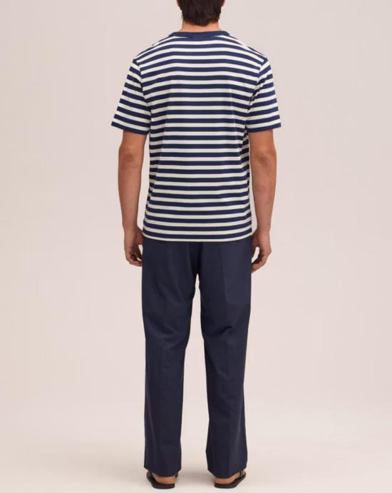 26SS 엔엔07 반팔 티셔츠 2610000096 724 NAVY STRIPE - NN07