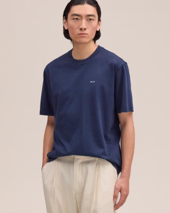 26SS 엔엔07 반팔 티셔츠 2363209248ADAM 200 NAVY BLUE - NN07