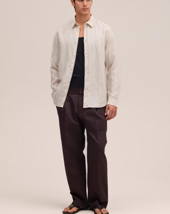 26SS 엔엔07 긴팔 셔츠 2525728555 70B OAT STRIPE - NN07