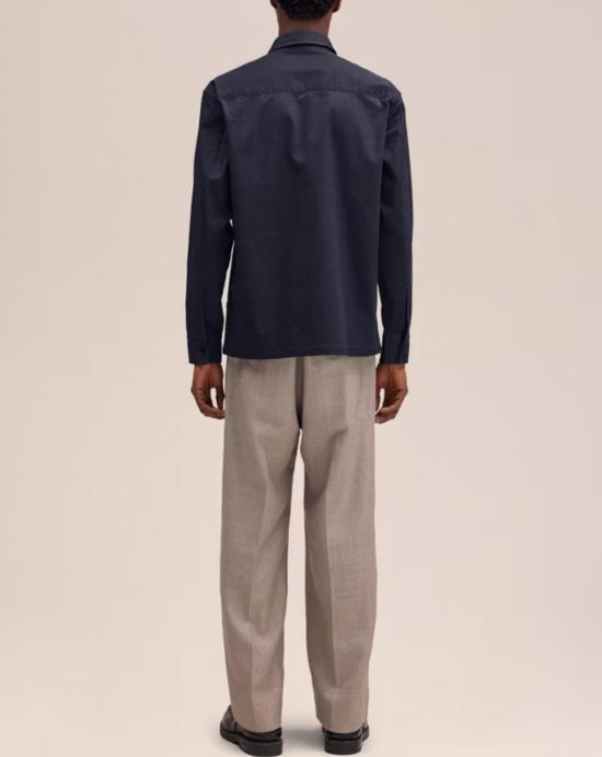 26SS 엔엔07 긴팔 셔츠 2610000005 200 NAVY BLUE - NN07