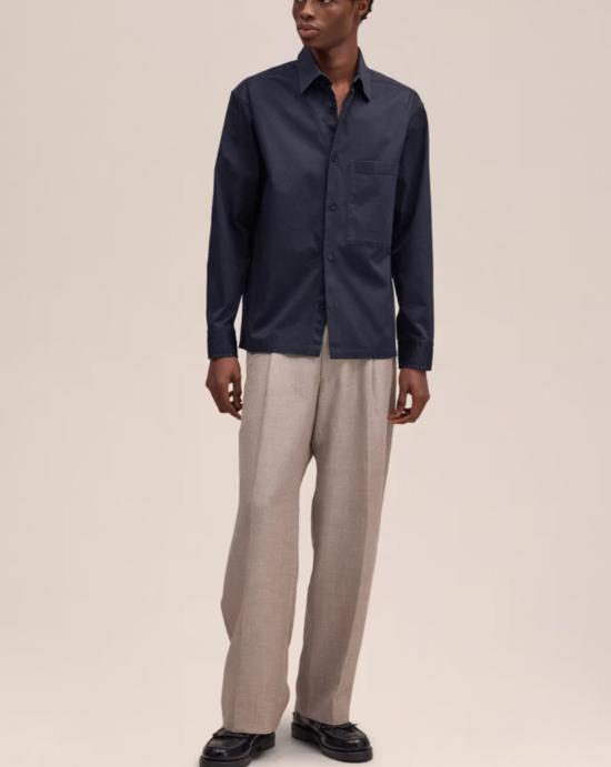 26SS 엔엔07 긴팔 셔츠 2610000005 200 NAVY BLUE - NN07