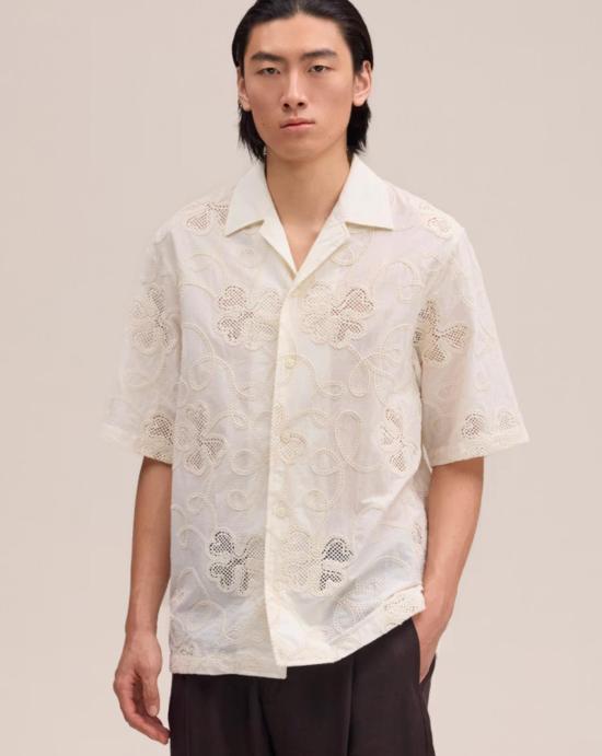 26SS 엔엔07 반팔 셔츠 2610000063 016 IVORY - NN07