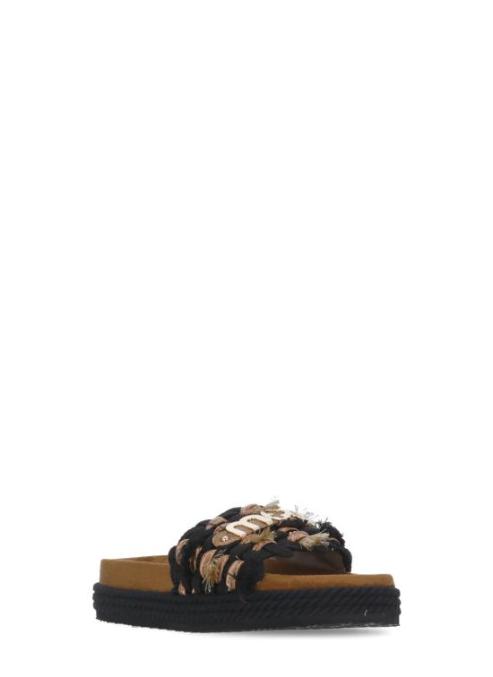 26SS 모우 뮬/슬리퍼 MUSW451008K BLA Nero - MOU