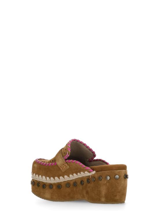 26SS 모우 뮬/슬리퍼 MUSW611004A COG Marrone - MOU