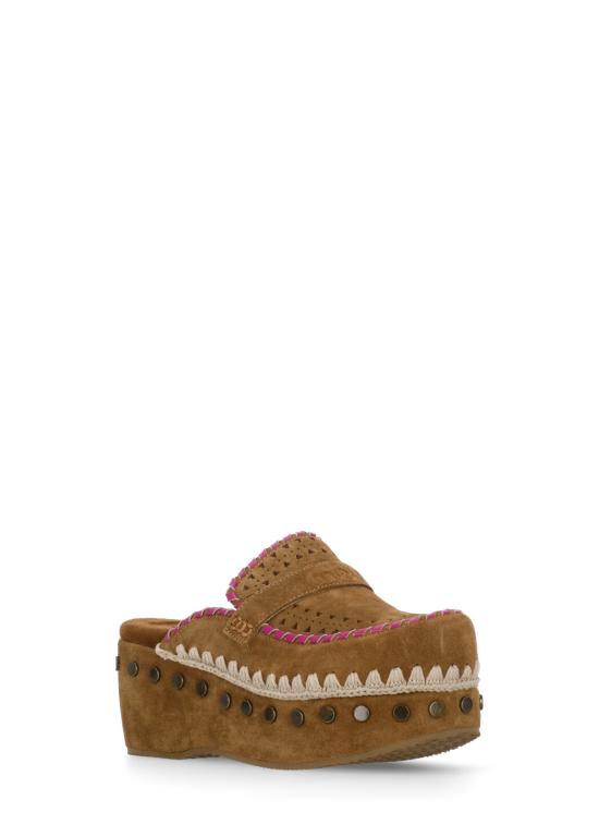 26SS 모우 뮬/슬리퍼 MUSW611004A COG Marrone - MOU