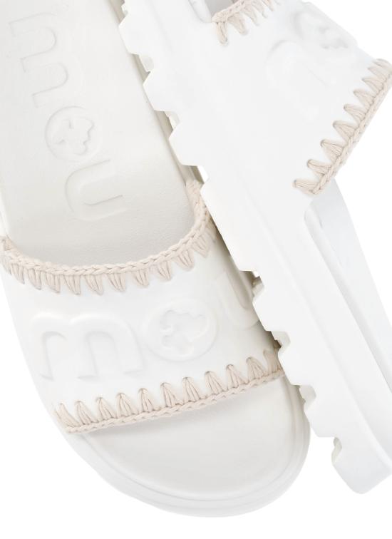 26SS 모우 뮬/슬리퍼 MUSW661000N WHI Bianco - MOU