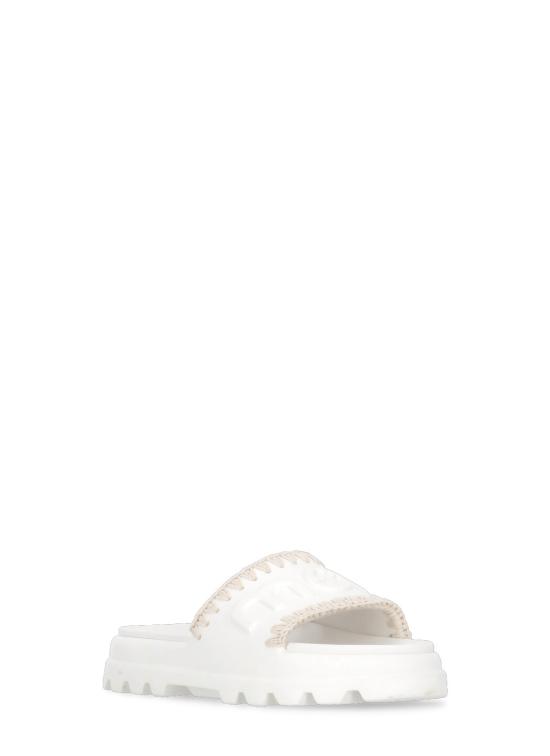 26SS 모우 뮬/슬리퍼 MUSW661000N WHI Bianco - MOU