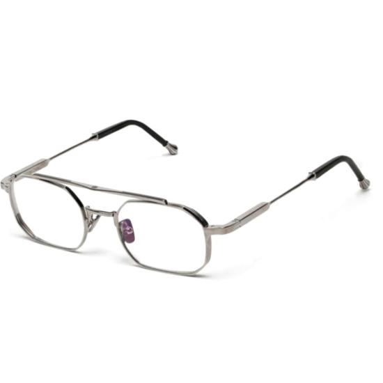  존 달리아 안경 앤서니 슬릭 기하학적 금속 안경 (더블 브릿지 디자인) - JOHN DALIA