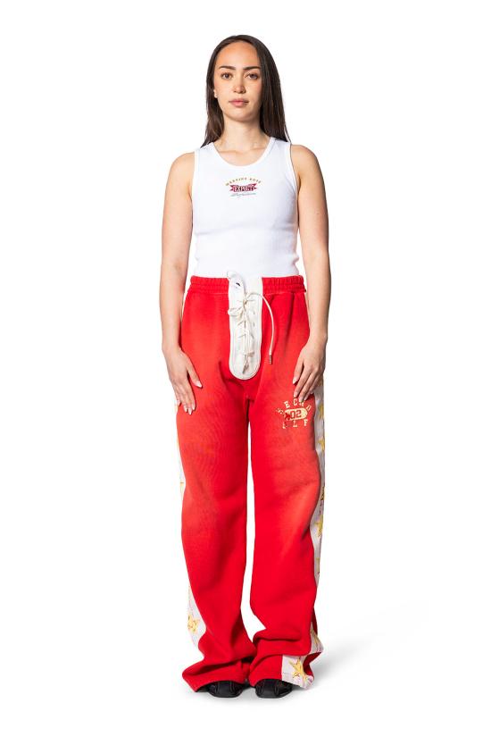 SECNDSLF 트레이닝/조거 팬츠 ALFDPA RED - SECND SLF