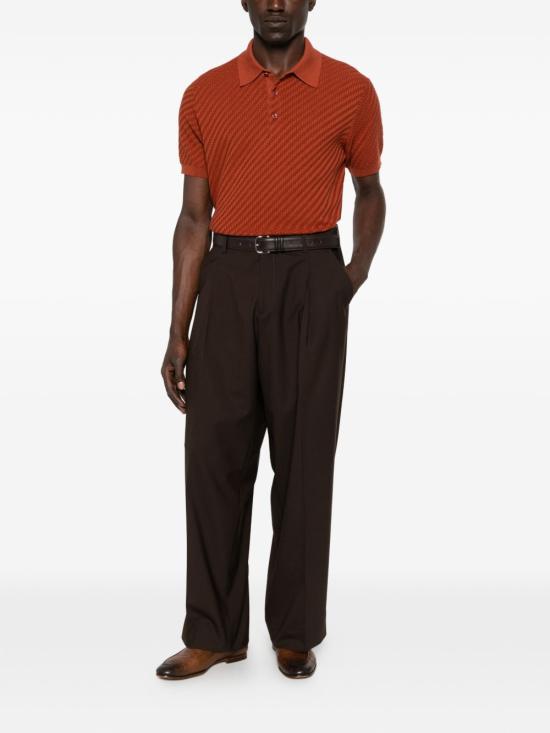 26SS 브리오니 폴로 티셔츠 UMR20O PAK226300 Ciano - BRIONI