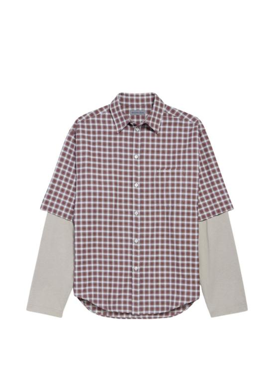 26SS 발렌시아가 긴팔 셔츠 866543 TUM176011 Ciano