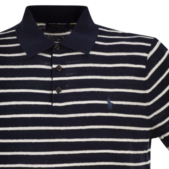 26SS 폴로 랄프로렌 폴로 티셔츠 710B13894 BLUE WHITE - POLO RALPH LAUREN