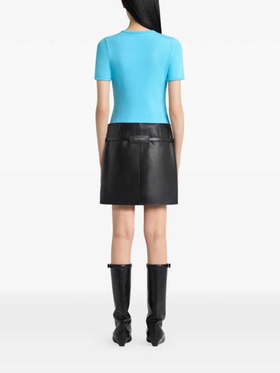 26SS 쿠레쥬 반팔 티셔츠 125JTS017JS0203 AQUA 7027 - COURREGES