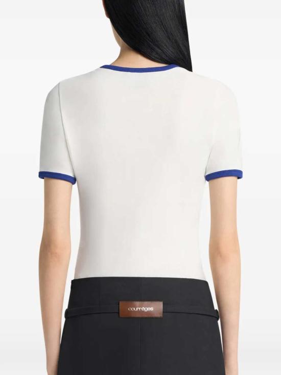 26SS 쿠레쥬 반팔 티셔츠 125JTS017JS0203 HERITAGE WHITE MINERAL B257 - COURREGES