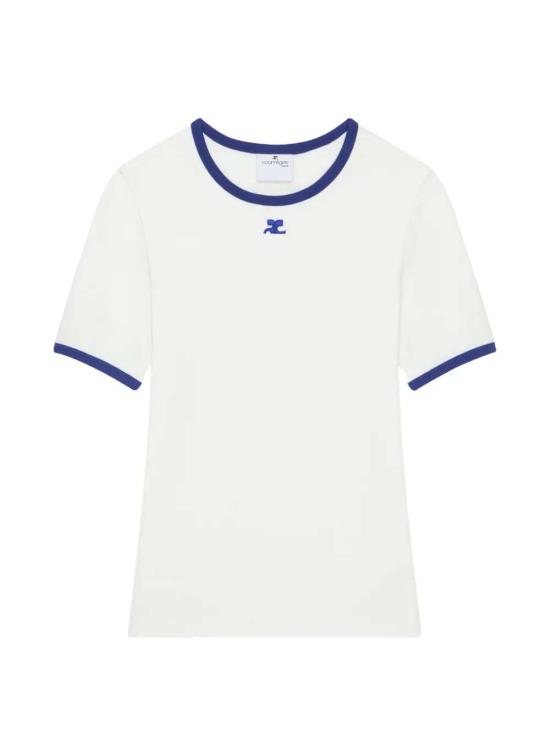 26SS 쿠레쥬 반팔 티셔츠 125JTS017JS0203 HERITAGE WHITE MINERAL B257