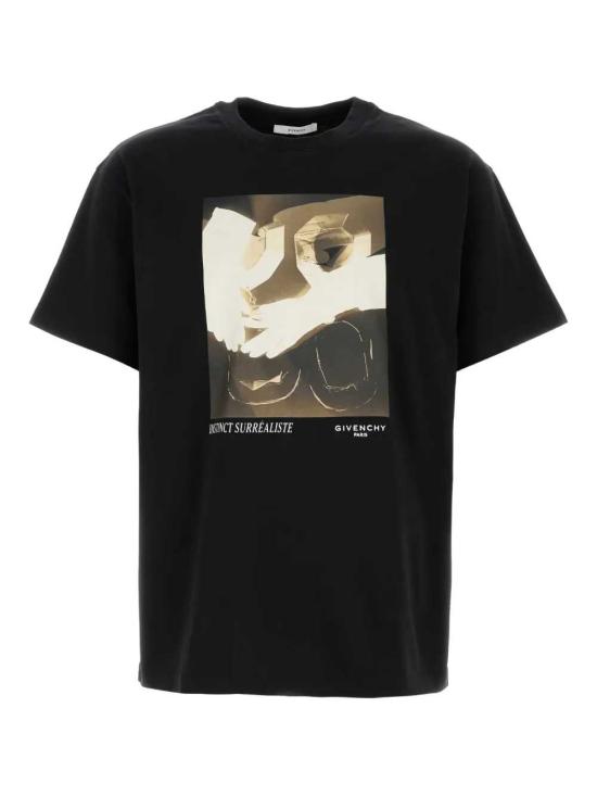 26SS 지방시 반팔 티셔츠 BM71NK3YSQ001 001 BLACK
