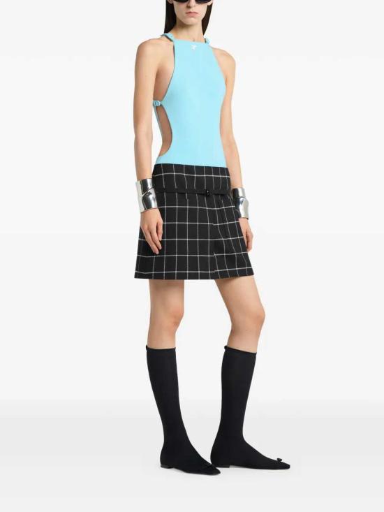 26SS 쿠레쥬 원피스 수영복 226JMB057PA0043 AQUA 7027 - COURREGES