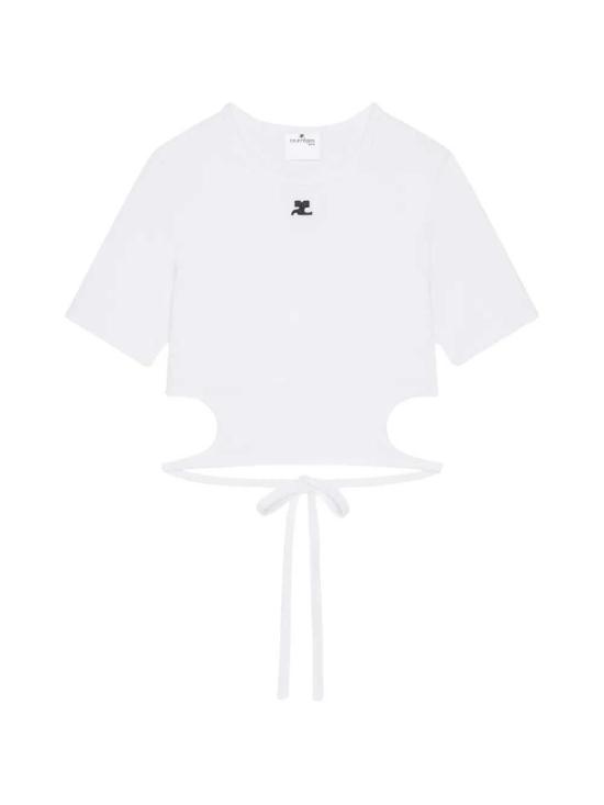 26SS 쿠레쥬 반팔 티셔츠 226JTS256JS0203 HERITAGE WHITE 001