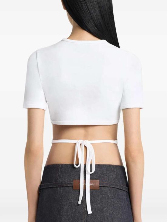 26SS 쿠레쥬 반팔 티셔츠 226JTS256JS0203 HERITAGE WHITE 001 - COURREGES