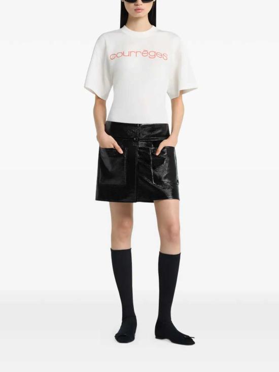 26SS 쿠레쥬 반팔 티셔츠 226JTS168JS0233 HERITAGE WHITE 001 - COURREGES